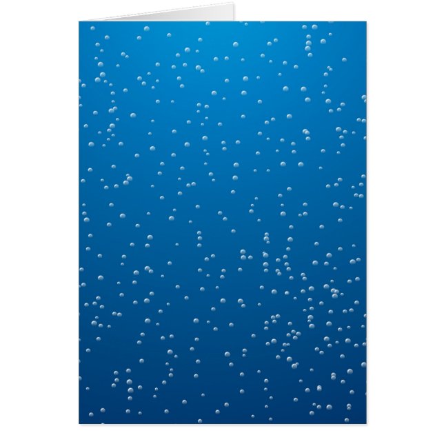 Eau Bleue Profonde et Petites Bulles (Devant)