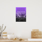 Eau...charbon du futur - Poster (violet) (Cuisine)