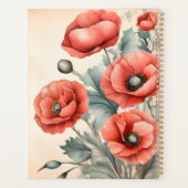 Eau-couleur Fleur sauvage Rouge Poppies été (Dos)