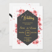 eau de cerisier en fleurs Invitation (Devant / Derrière)