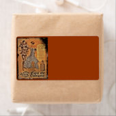 Eau de Cologne Harlequin en Flapper Etiket (Insitu)