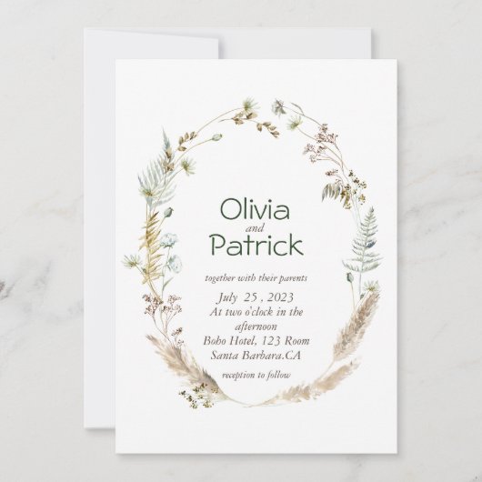 Eau de fleur sauvage invitation tropicale (Devant)