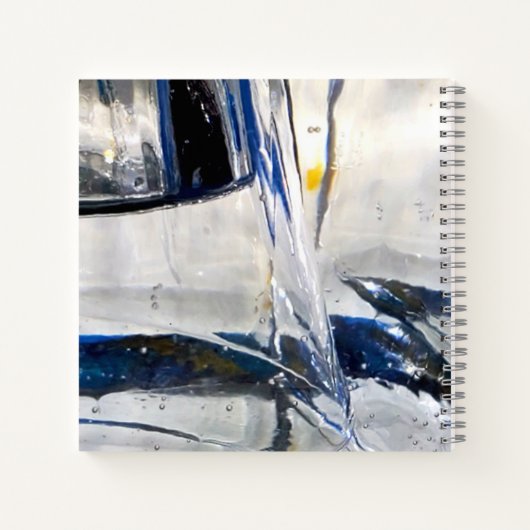 Eau de flux Esquisse & Écriture Carnet spirale (Dos)
