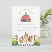 Eau de la ferme de poulet Red Barn Invitation d'an (Debout devant)