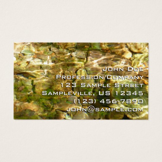 Eau de sources chaudes vert-or Nature (Devant)