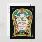 Eau de Toilette Doubigny Paris Briefkaart (Voorkant / Achterkant)