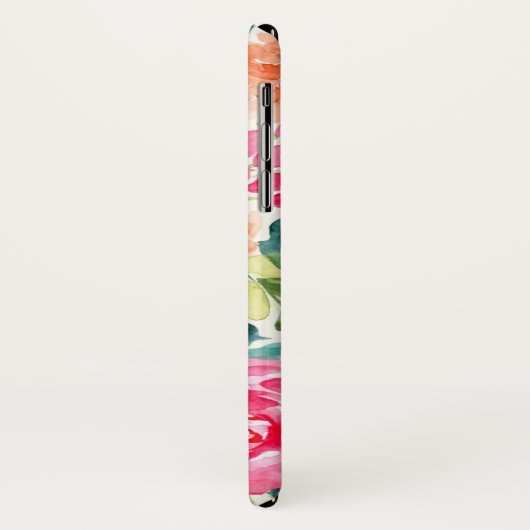 Eau d'été Floral Imprimer iPhone X Coque (Dos/Gauche)