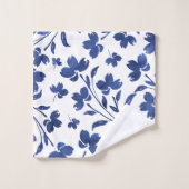 Eau d'Indigo - tiges de fleurs (Gant de toilette)