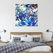 EAU Élément Motif d'ondulation imprimé toile envel (Insitu(Chambre))