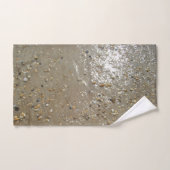 Eau en bordure de l'eau Shells Beach Océan Sand ét (Serviette à main)