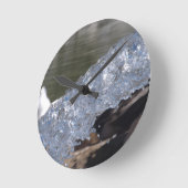 Eau En Mouvement Horloge (Angle)