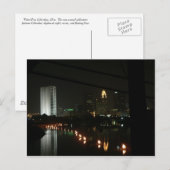 Eau/Feu, Columbus, Carte postale Ohio (Devant / Derrière)