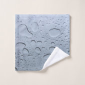 Eau gouttelette Abstraite cristal Motifs clairs (Gant de toilette)