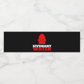Eau Hydratante - Étiquettes de bouteille étanche (Étiquettes simples)