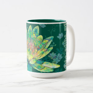 Eau Lilly & Dentelle Green Mug
