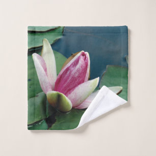 Eau Lilly Floral Photo Salle de bain Serviette ens