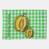 Eau melon plaid Cuisine serviette (Horizontal)