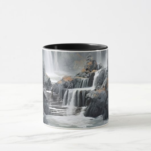 Eau - Pas de chute Mug (Centre)