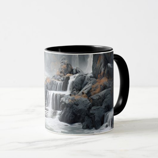 Eau - Pas de chute Mug (Devant droit)