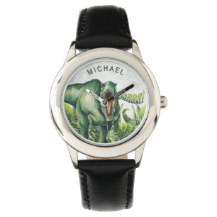 Eau personnalisée T-Rex Dinosaur Montre pour enfan