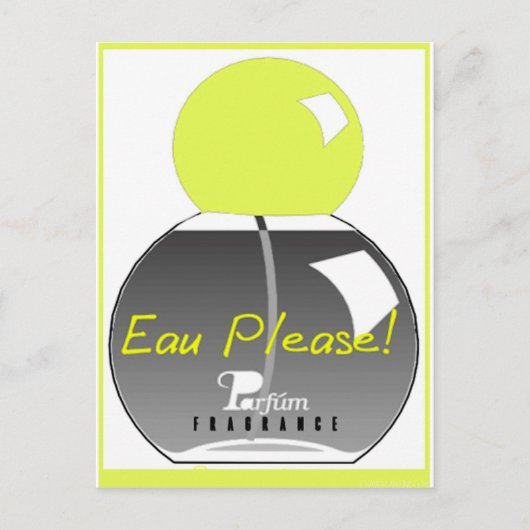EAU PLEASE BRIEFKAART (Voorkant)