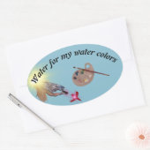 eau pour mes couleurs d'eau étiquette (Enveloppe)