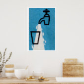 Eau qui coule - Impression boîte d'allumettes - Mu (Cuisine)