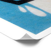 Eau qui coule - Impression de boîte d'allumettes - (Coin)