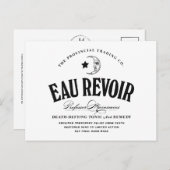 Eau Revoir - carte postale (Devant / Derrière)