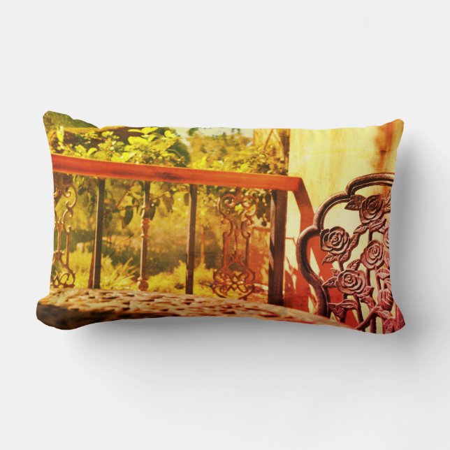 Eau Rouge Lily Vert Plante Coussin Jeu Oreiller (Recto)