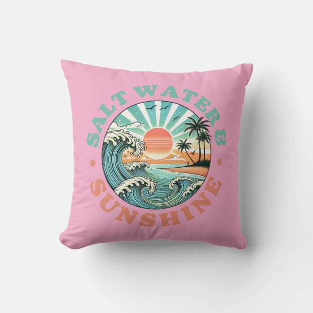 Eau salée et Oreiller à jet de soleil (Recto)