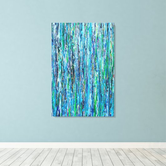 Eau sous le pont 24x36 Toile enrobée (Insitu (Plancher de Bois))