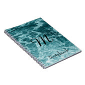 Eau torse Carnet personnalisé Abstrait (Côté Droit)