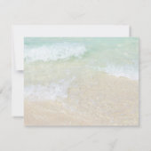 Eau tropicale moderne Enregistrer la date Carte Ma (Dos)