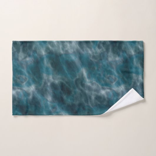 Eau turquoise et grise (Serviette à main)