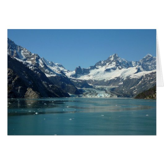 Eaux alimentées par les glaciers de l'Alaska (Devant horizontal)
