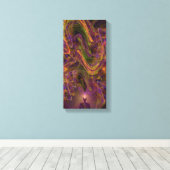 Eaux-bonbons Autisme Artiste toile étirée Imprimer (Insitu (Plancher de Bois))