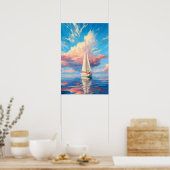 Eaux calmes | Affiche AI (Cuisine)