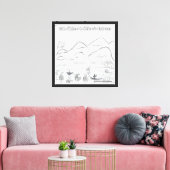 'Eaux Calmes...' Impression sur Toile Tendue (Insitu(Salon))
