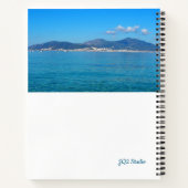 Eaux Corse Idylliques Photo Grand Carnet Spiral (Dos)