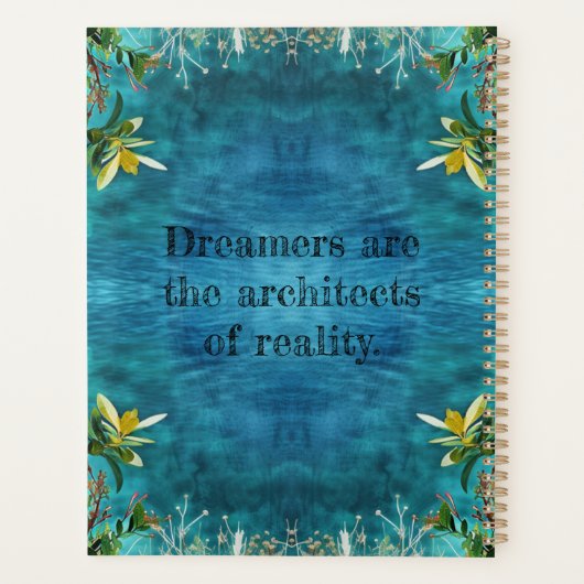 EAUX D'AZURE ET PLANNER DE PLUMÉRIE TROPICALE (Dos)