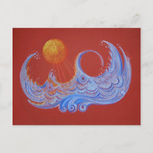 Eaux ensoleillées - Carte postale