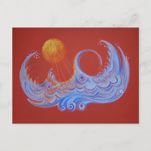 Eaux ensoleillées - Carte postale (Devant)