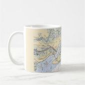 Eaux navigables de l'île Amelia Mug Floride (Gauche)