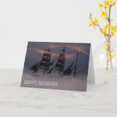 Eaux non affrétées - carte d'anniversaire (Fleur jaune)