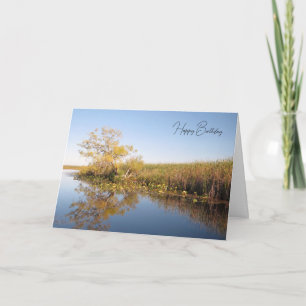 Eaux réfléchissantes - Carte d'anniversaire