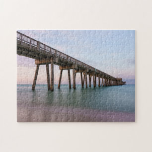Eaux Vitreuses Au Quai de Panama City Beach Puzzle
