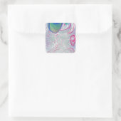 Eazy Face Square Magnet Vierkante Sticker (Tas)