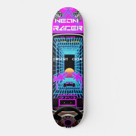 Eazy Toyz Neon Racer-skateboard Skateboard (Voorkant)