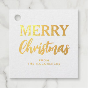 eBay Elegant Gold Merry-kerstscript Bedankjes Labels